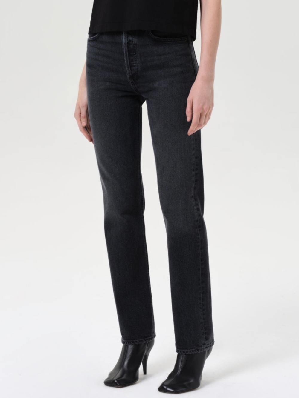 NWT Agolde 90's Pinch Waist High Rise Straight Jeans in Radius Size 28
